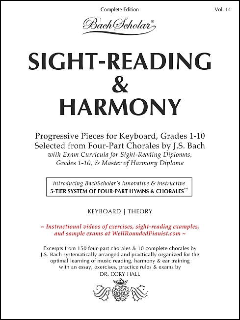 Sight-Reading & Harmony (BachScholar Edition Vol. 14) for Keyboard / Theory